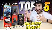 TOP 5 Best Gaming Mouse Under ₹500/- | 2023 🔥