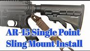 AR-15 Single Point Sling Mount