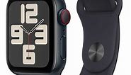 Apple Watch SE GPS & Cellular 44mm Midnight Aluminum Case with M/L Midnight Sport Band (2023) - MRH73LL/A