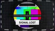 Signal Lost Glitch Vintage CRT VHS Screen Alert | 4K | Snowman Digital