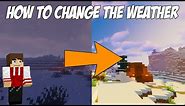 How to Change the Weather in Minecraft