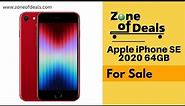 BUY Apple iPhone SE 2020 64GB RED Refurbished - IPHONE SE For Sale - IPHONE Deals 2023 - Zoneofdeals