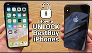 How to Unlock BestBuy iPhone X! (works on all iPhones)