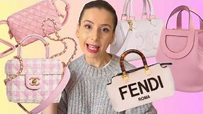 🧁 💕 BEST PINK BAGS OF 2023! 💕🧁 Chanel, Louis Vuitton, Fendi, Hermes, Celine, Bottega