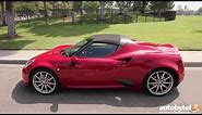 2016 Alfa Romeo 4C Spider Test Drive Video Review