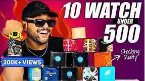 UNBOXING: 10 Best Watch Under 300/500 For Men 🔥 Amazon Watch haul Review 2023 | ONE CHANCE