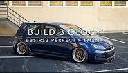 BBS RS2 perfect wheel fitment on a MK6 VW GTI | Build Biology