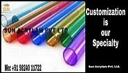 Color Acrylic Tube | Color Acrylic Pipe | Acrylic Pipe |Square Acrylic Bar | Multicolor Acrylic Tube