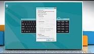 How to use numeric key pad in On-Screen Keyboard in Windows® 8
