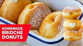 Homemade Brioche Doughnuts | Donuts Recipe | The Introvert Kitchen