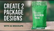 How to Create a Packaging Design + New AI Mockup Feature