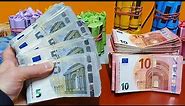 5000€ vs 10000€ Money Booster Pack (Unboxing Euro Banknotes)