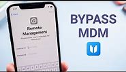 How to Delete MDM Device Management on iPhone in Seconds!