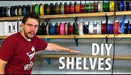 Practical 3D Printing Ideas: DIY Shelf Brackets! Filament Shelves!