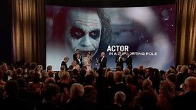 Heath Ledger Wins Best Supporting Actor for the Joker in 'The Dark Knight' | 81st Oscars (2009)