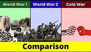 World War 1 vs World War 2 vs Cold War | Cold War | World War 1 | World War 2 | Comparison | DD 2.o