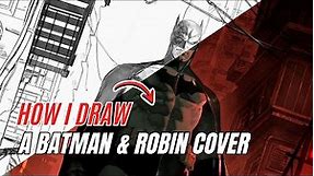 How I draw a Batman And Robin (penciling) PART 1