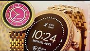 LUXURY MICHAEL KORS Gen 5E Darci Pavé Gold-Tone Smartwatch for Woman Unboxing and Set-Up and Review
