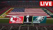 NFL LIVE🔴 Kansas City Chiefs vs Philadelphia Eagles | Super Bowl 57 - 12th February 2023 NFL 23