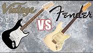 Vintage Icon V6 vs Fender Stratocaster