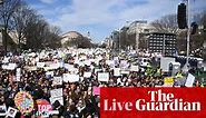 March for Our Lives: hundreds of thousands demand end to gun violence – as it happened