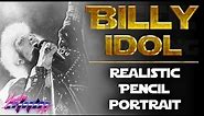Billy Idol "Vital Idol" Drawing