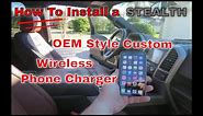 Detailed Wireless Cell Phone Charger Install How To on Ford F150
