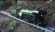 Large/Awesome Lego Train Set. Going through the Garden & House 2016