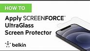 How To: Apply Your SCREENFORCE™ UltraGlass Screen Protector for iPhone 12/iPhone 13 models