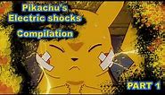 Pikachu's Electric shocks Compilation part 1