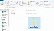 How to Fix AppData Folder is Missing in Windows 10/8/7