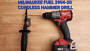 Milwaukee FUEL 2904-20 Cordless Hammer Drill Tutorial and Bit Change