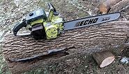#043 1970's Vintage Pioneer 1200A chainsaw first run and lots of carburetor tuning