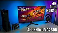 BUDGET 4K Gaming Monitor with 4K / 1ms / HDR10 | Acer Nitro VG280K Review