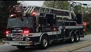 Plymouth Fire Company Ladder 43 Responding 4/15/19