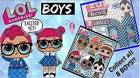 LOL Surprise Boys Series Coming this Summer! First look of Full box and Back of the Checklist Reveal