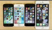 iPhone 5 vs iPhone 5S vs iPhone SE vs iPhone 6s