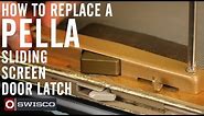 How to replace a Pella sliding screen door latch