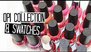 O.P.I Collection & Swatches - Corals & Reds | PART 2