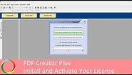Install and Activate PDF Creator Plus License | PEERNET
