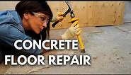 How To Patch a Hole in a Concrete Floor in 4 Steps!