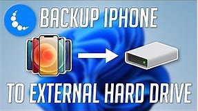 Backup iPhone (or iPad) on External Hard Drive [for Windows] - Step by Step