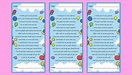 End of School Year Poem Editable Bookmarks