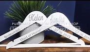 DIY How To Make Personalized Hangers
