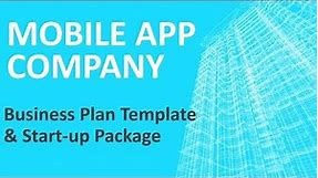 Mobile App Company Business Plan