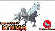 How To Draw Kyurem Pokemon | Coloring and Drawing For Kids