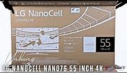 LG Nanocell NANO76 55 inch 4K Unboxing