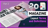 Anatomy of a Magazine Layout Part 2 - 20 More Terms and Definitions