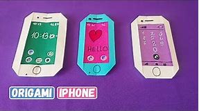 How to make a phone / Origami Iphone 14 pro. Do-it-yourself paper smartphone