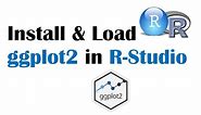 Install and Load ggplot2 in R Studio